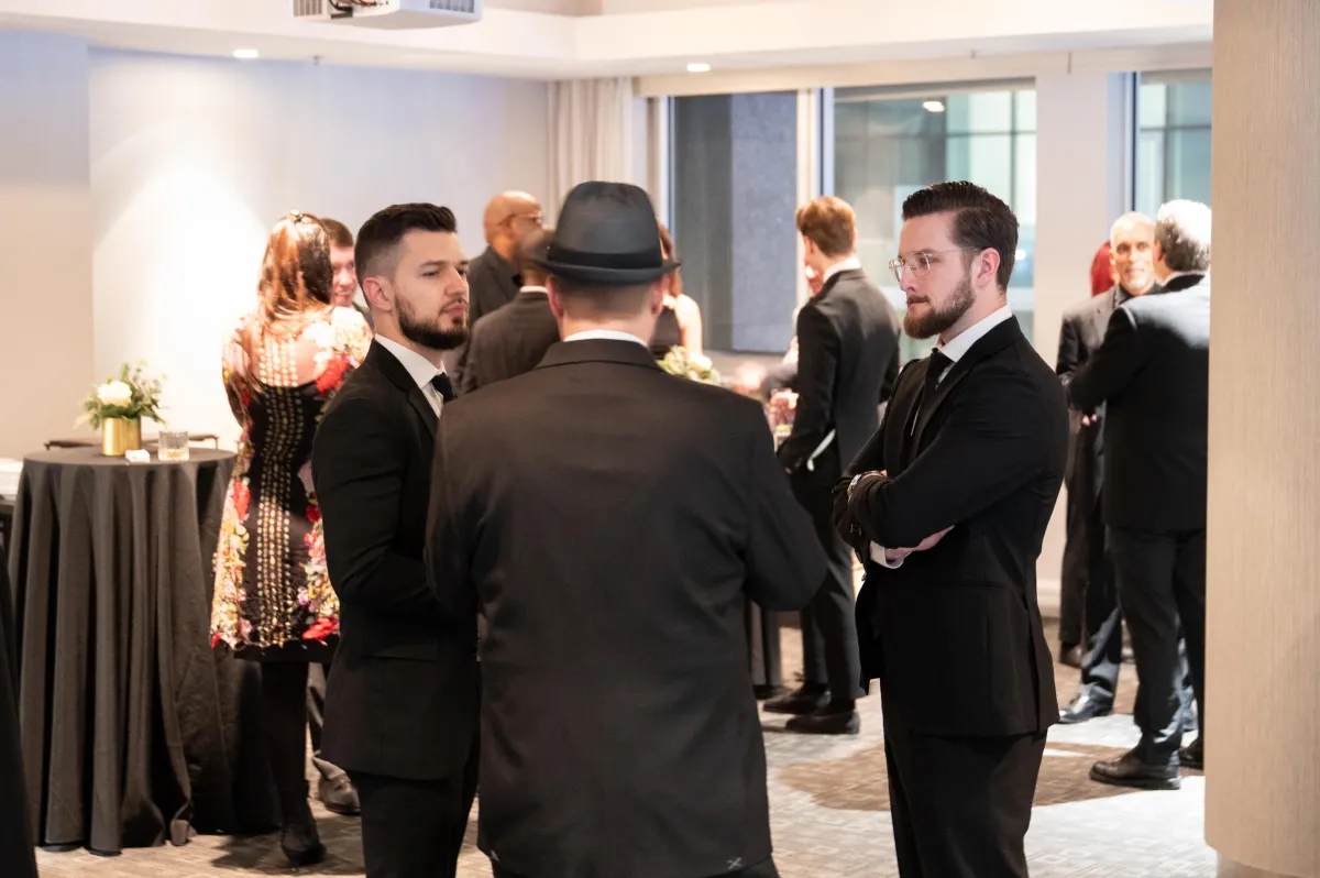 Fondako team at cocktail hour
